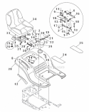 Part Location Diagram of 735-04047 MTD Pad-lh Runboard